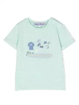 Tartine Et Chocolat футболка с логотипом, зеленый