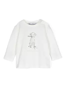 Tartine Et Chocolat футболка с принтом, белый