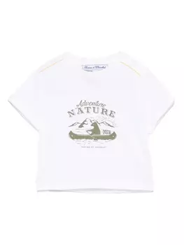 Tartine Et Chocolat футболка с принтом, белый