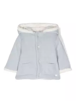 Tartine Et Chocolat кардиган с капюшоном, синий