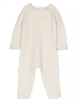 Tartine Et Chocolat кашемировый ромпер, нейтральный цвет
