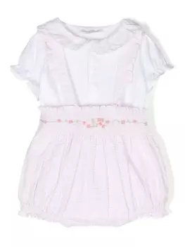 Tartine Et Chocolat комплект из боди и ромпера, розовый