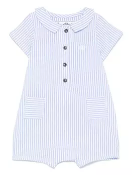 Tartine Et Chocolat короткий комбинезон в полоску, синий