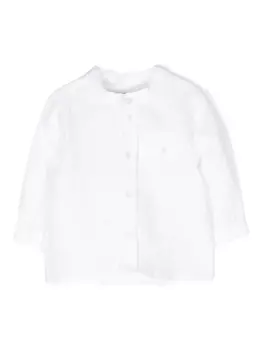Tartine Et Chocolat льняная рубашка, белый