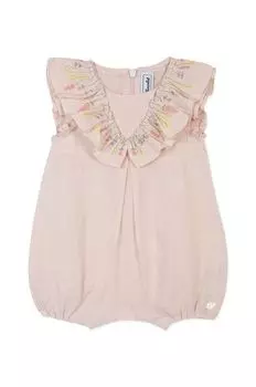 Tartine et chocolat Льняной детский комбинезон, розовый