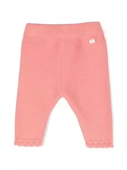 Tartine Et Chocolat легинсы с логотипом, розовый