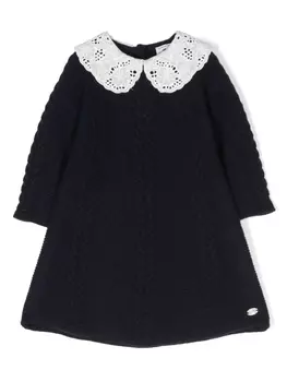 Tartine Et Chocolat платье с кружевным воротником, синий