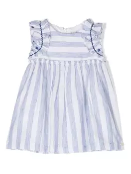 Tartine Et Chocolat платье в полоску, синий