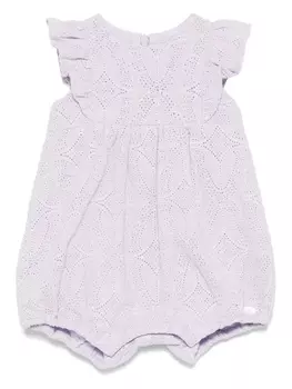 Tartine Et Chocolat ромпер с английской вышивкой, фиолетовый