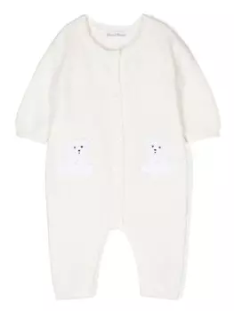 Tartine Et Chocolat ромпер с аппликацией, белый