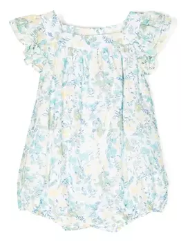 Tartine Et Chocolat ромпер с цветочным принтом, зеленый