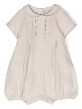 Tartine Et Chocolat ромпер с воротником Питер Пэн, коричневый