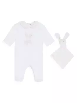 Tartine Et Chocolat ромпер с вышивкой, белый