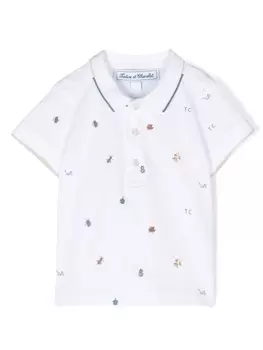 Tartine Et Chocolat рубашка поло Secret Garden, белый