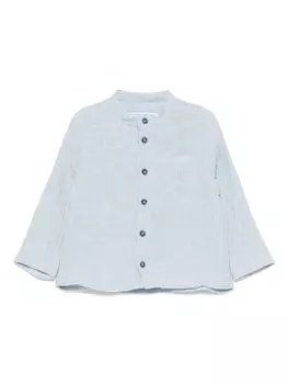 Tartine Et Chocolat рубашка с вышитым логотипом, синий