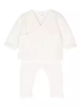 Tartine Et Chocolat шерстяное комплект из топа и легинсов, белый