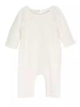 Tartine Et Chocolat трикотажный комбинезон, белый