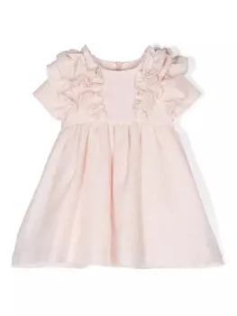 Tartine Et Chocolat юбка мини с оборками, розовый