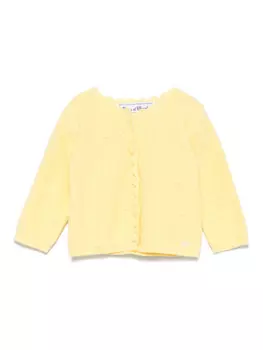 Tartine Et Chocolat вязаный кардиган, желтый