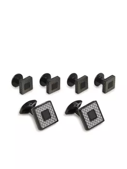 Tateossian запонки Carbon Ceramic, черный