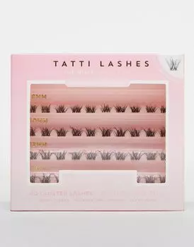 Tatti – Накладные ресницы пучками – Everyday Wispy Tatti Lashes, Czarny