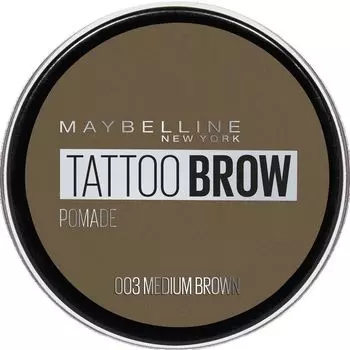 Tattoo Brow Pomade Pot Помада для бровей No. 03 Medium Maybelline New York, 3,5 ml