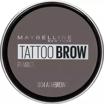 Tattoo Brow Pomade Pot Помада для бровей № 04 Пепельно-коричневый Maybelline New York, 3,5 ml
