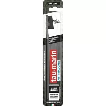 Taumarin Зубная щетка Tau-Marin Professional 27 Black с антибактериальной щетиной, устойчивой к пятнам