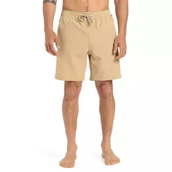 Taxer Amphibian Мужские гибридные шорты 18" Quiksilver, коричневый