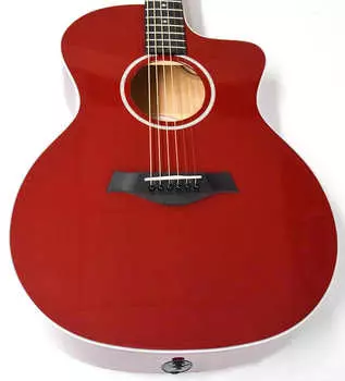 Taylor 214ce Deluxe Acoustic Electric Красный