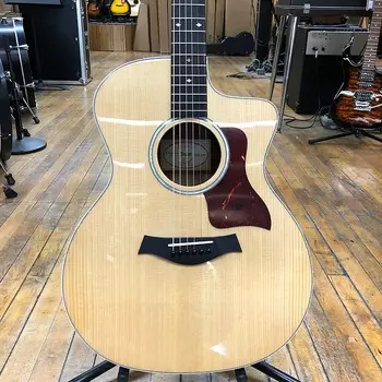 Taylor 214ce Quilted Sapele Deluxe LTD Grand Auditorium Acoustic-Electric с жестким футляром 214ce Quilted Sapele Deluxe Limited Edition Grand Auditorium Acoustic-Electric