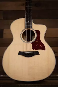 Taylor 214ce-Стеганые Sapele Deluxe Limited 214ce-Quilted Sepele Deluxe Limited