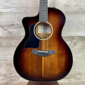 Taylor 224ce-K DLX Shaded Edgeburst для левой руки с футляром