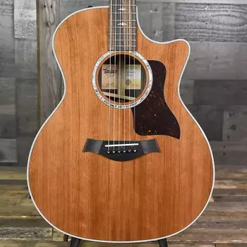 Taylor 414ce LTD Sinker Top из красного дерева с жестким чехлом 414ce LTD Sinker Redwood