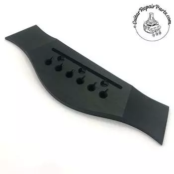 Taylor 83016 Бридж для акустической гитары с креплением ES2 - черное дерево 83016 6 string Bridge w/ ES2 Holes