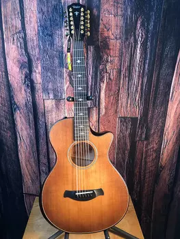 Taylor Builder's Edition 652ce WHB 12-струнная гитара с электроникой ES-2 Wild Honey Burst Builder's Edition 652ce WHB 12 String Guitar w/ES-2 Electronics