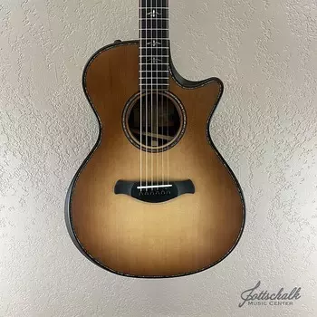 Taylor Builder's Edition 912ce WHB с подвеской V-Class 2020 Wild Honey Burst Builder's Edition 912ce WHB with V-Class Bracing