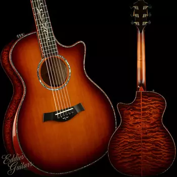 Taylor Custom GA — стеганый клен/красный кедр западный Custom GA - Quilted Maple/Western Red Cedar