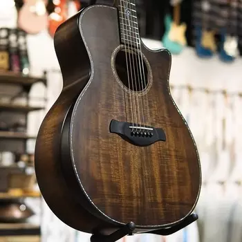 Taylor K24ce Builder's Edition Grand Auditorium Acoustic/Electric с роскошным жестким кейсом Builder's Edition K24ce