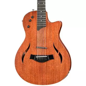Taylor T5z Классическая акустическая-электрическая 12-струнная гитара из красного дерева с верхом из красного дерева Natural
