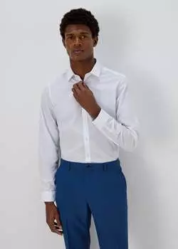 Taylor & Wright Белая рубашка узкого кроя Easy Care, белый