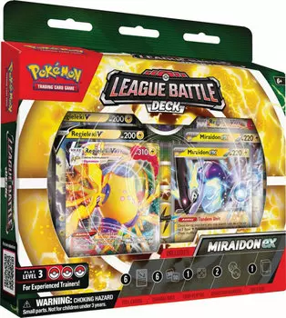 Tcg Pokemon, боевая колода Лиги Miraidon Ex и набор Regieleki Vmax