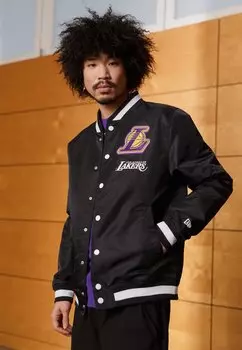 Team Nba Los Angeles Lakers Logo Select Jacket New Era, черный