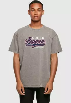 Team Super Acid Washed Heavy FC Bayern Mnchen, цвет asphalt