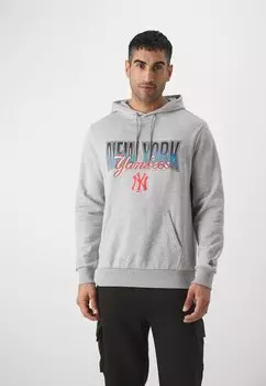 Team Толстовка с капюшоном MLB NEW YORK YANKEES GRADIENT GRAPHIC New Era, цвет grey