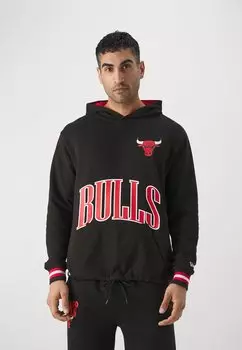 Team Толстовка с капюшоном NBA CHICAGO BULLS ARCH GRAPHIC New Era, цвет black/red