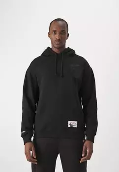 Team Tonal Logo Heavyweight Fleece Hoodie Mitchell & Ness, черный