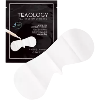Teaology White Tea маска для глаз с белым чаем, 7 мл