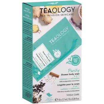 Teaology Yoga салфетки для очищения лица, 1 упаковка