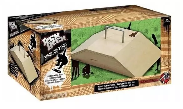 Tech Deck, мини-рампа для фигурок на фингерборде для скейт-парка.